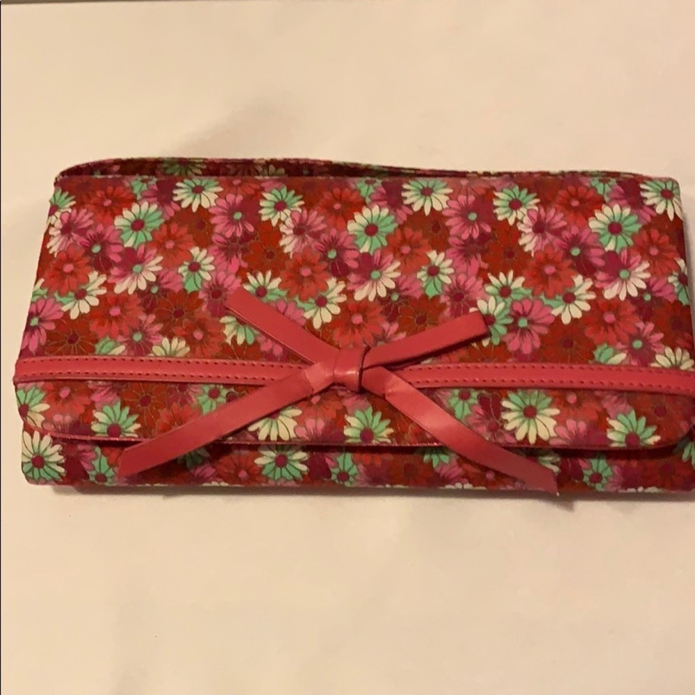 Aldo Multicolor Floral Clutch with Strap